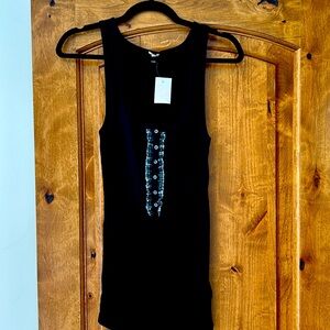 NWT J. Crew Black Tank